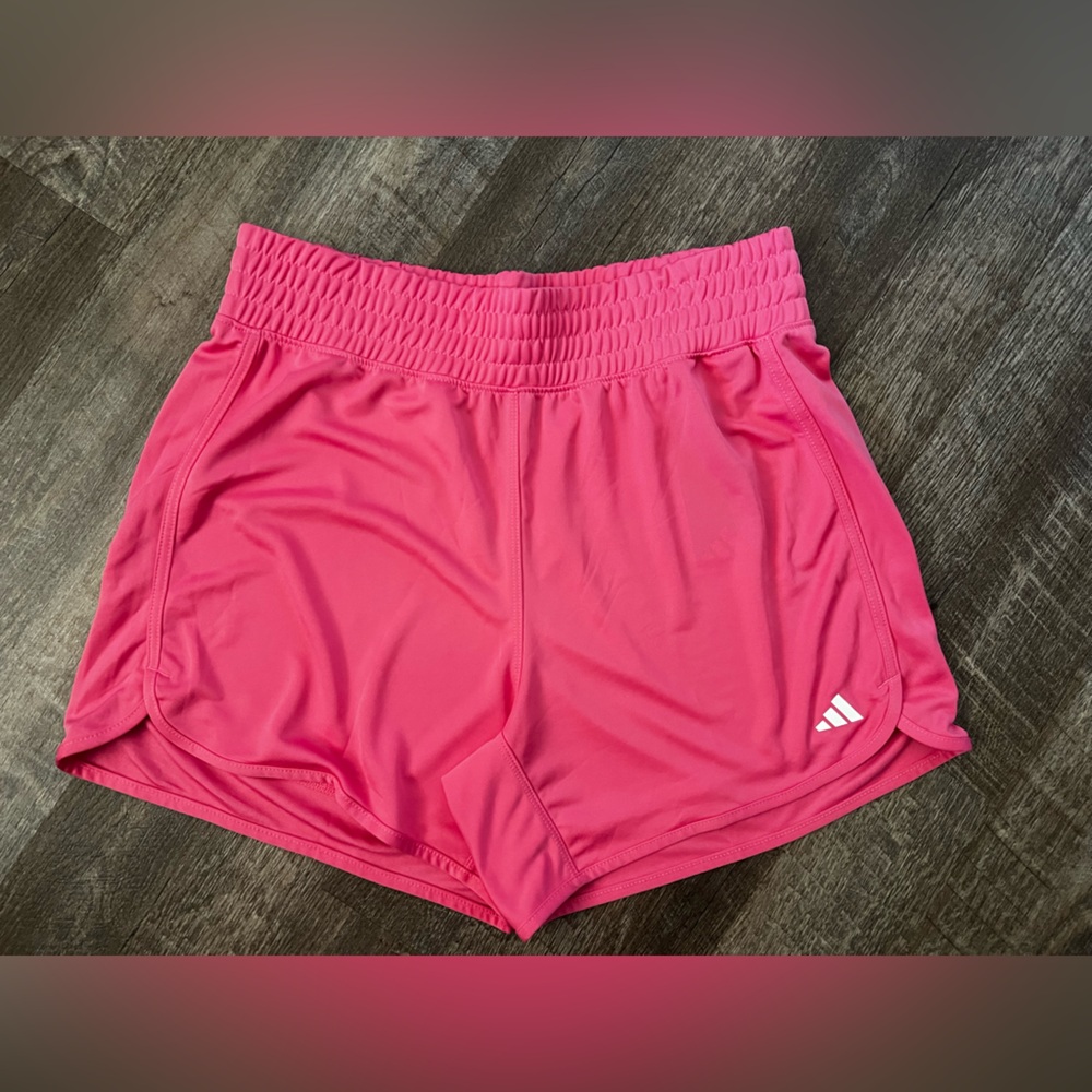 Adidas Pacer High Waisted Shorts Set of 2- Size Large - Picture 2 of 10